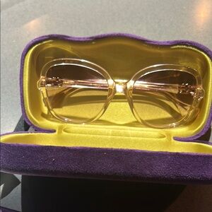 Gucci Women's Gold Sunglasses